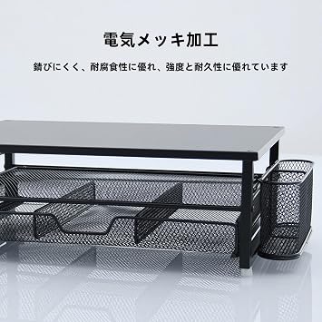 Monitor Stand, PC Monitor Stand, Double Layer, Simple Storage Stand, Desktop Stand, Computer Rack, Large Wide Design with Storage Area, High Load Capacity, Suitable for Monitors, Laptops, etc. Pink