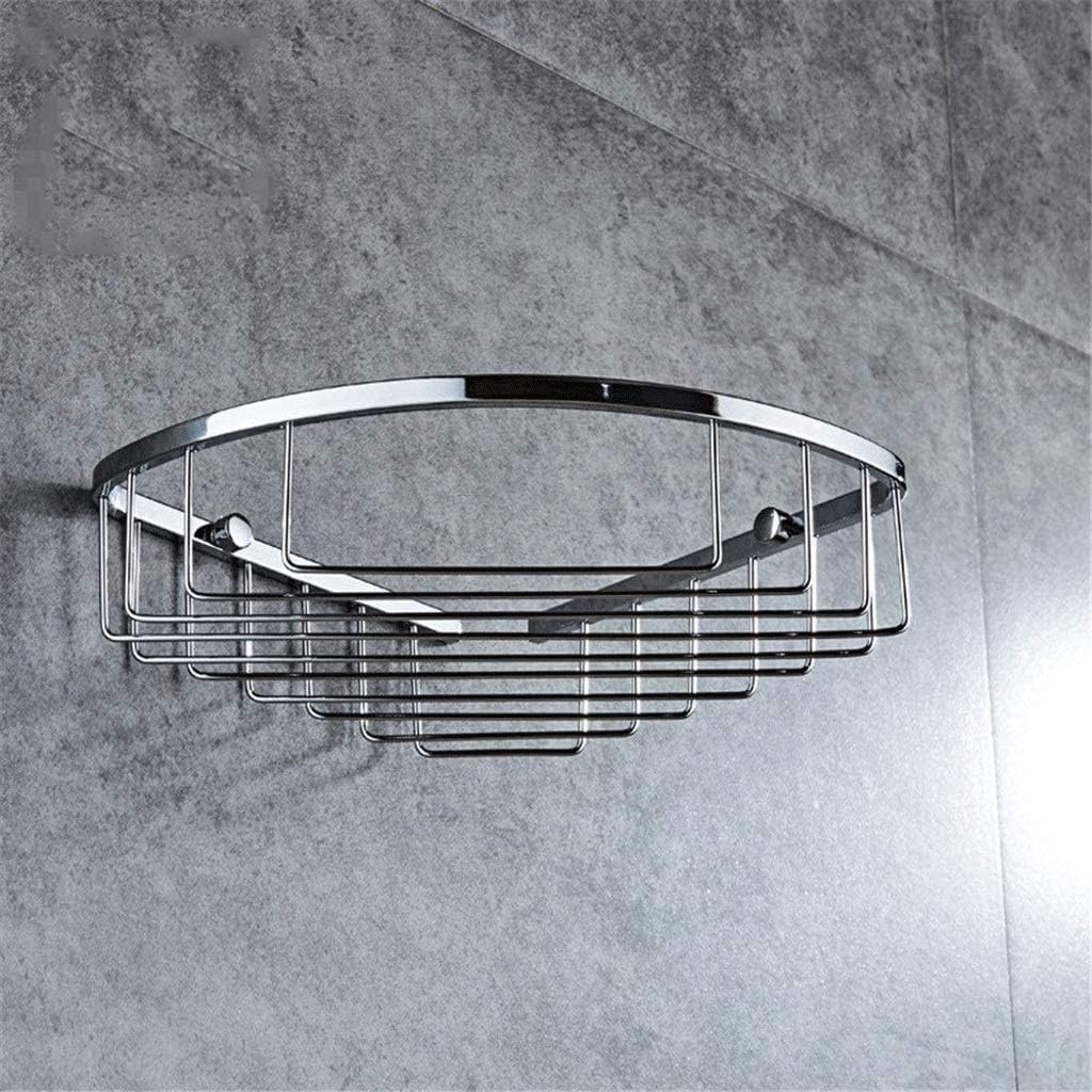 Stainless Steel Shower Basket Drill Bit Body Wash Well Made Easy to Install Wall Corner Screws Installation Holes Installed Shelf