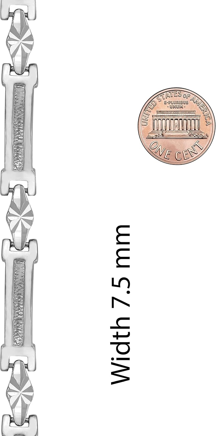 LIFETIME JEWELRY Diamond Cut Shine Bracelet for Women and Men 24k Real Gold Plated