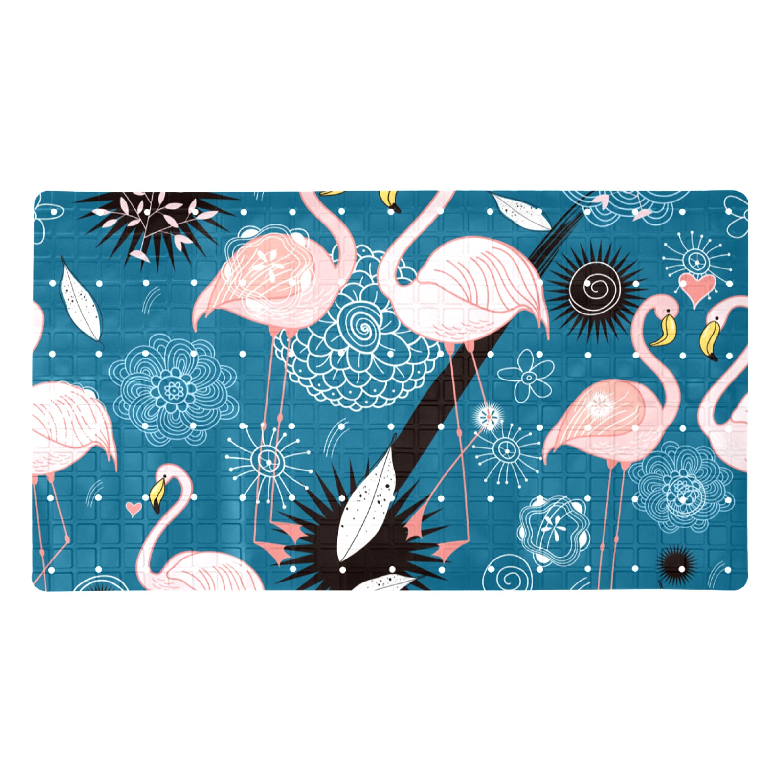 Alfombrilla de ducha antideslizante Flamingo ideal para hoteles y baño de mascotas