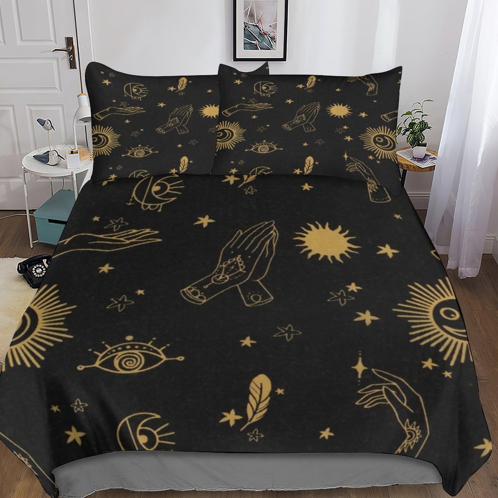 Couette souple et respirante Cosmos King 220x240 parure de lit microfibre hypoallergénique 3D