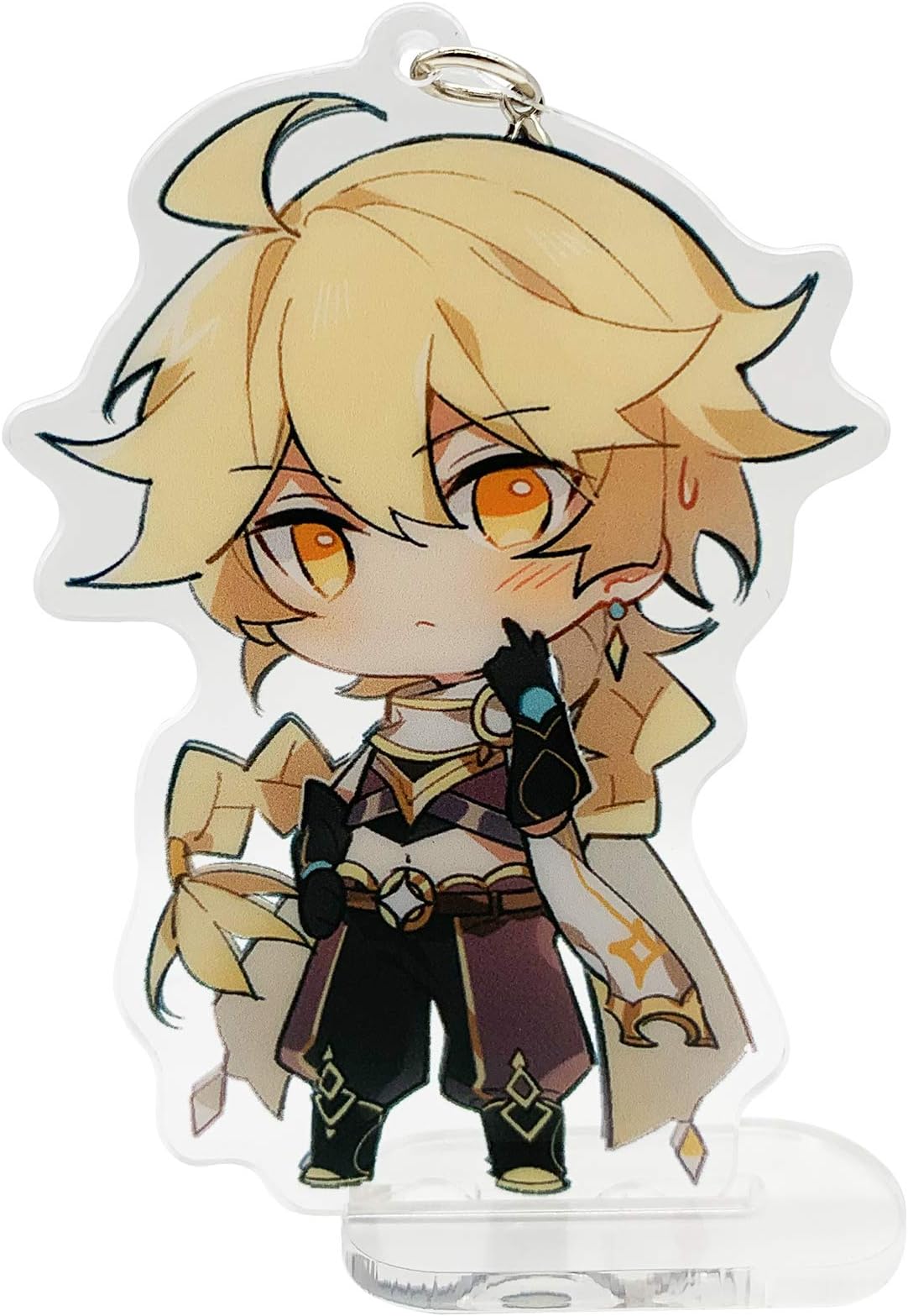 YJacuing Genshin Impact Cute Acrylic Keychain Figure (Aether)
