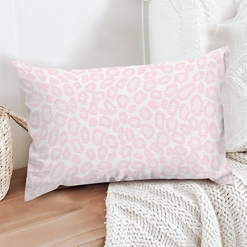 Vista 220 de Funda de cojín con estampado de guepardo rosa intenso, cojín cuadrado con estampado de animales fucsia, funda de almohada decorativa para el hogar