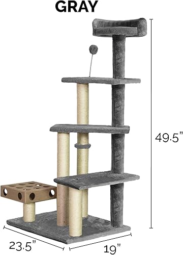 Miniatura 2 de Furhaven Pet Cat Tree  Tiger Tough Cat Tree House Condo Perch Entertainment Casa de juego para gatos y gatitos, resistente  Disponible en varios