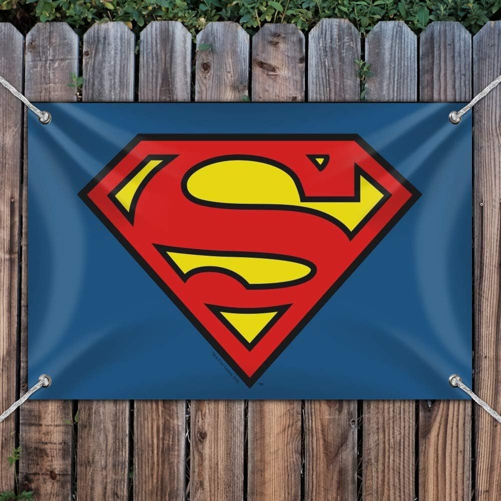 GRAPHICS & MORE Superman Classic S Shield Logo Home Business Office Sign