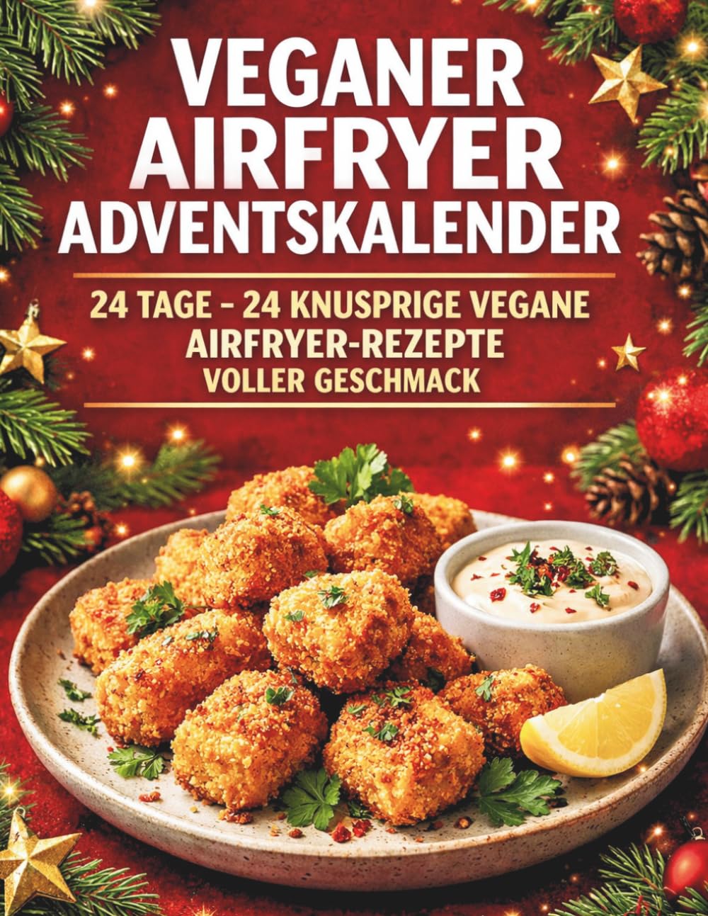 Veganer Airfryer Adventskalender: 24 pflanzliche Airfryer-Rezepte für die Adventszeit – Vegane Küche, knusprige Genussideen und einfache Lieblingsgerichte bis Weihnachten