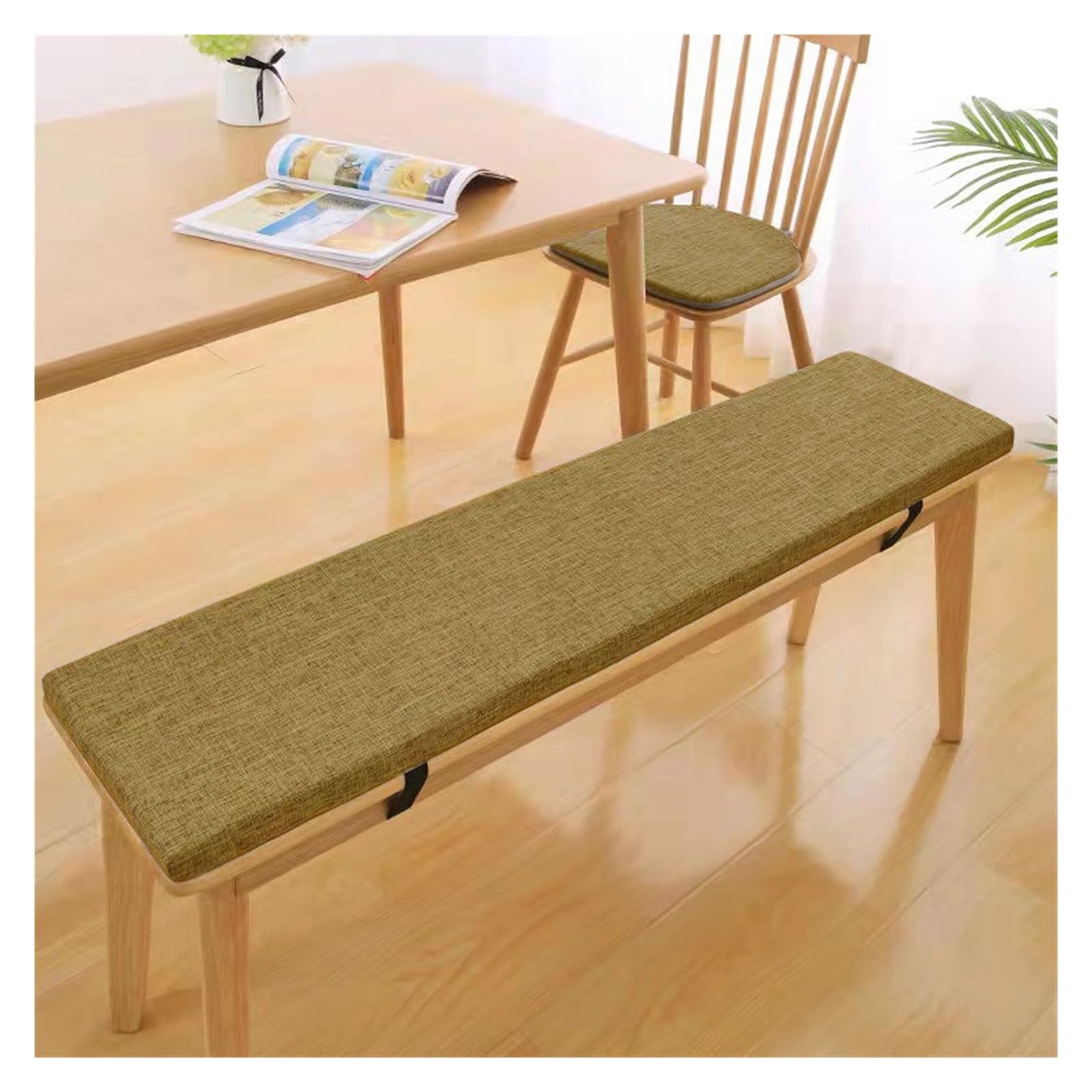 Coussin de banc 80 x 40 cm pour intérieur et extérieur confortable