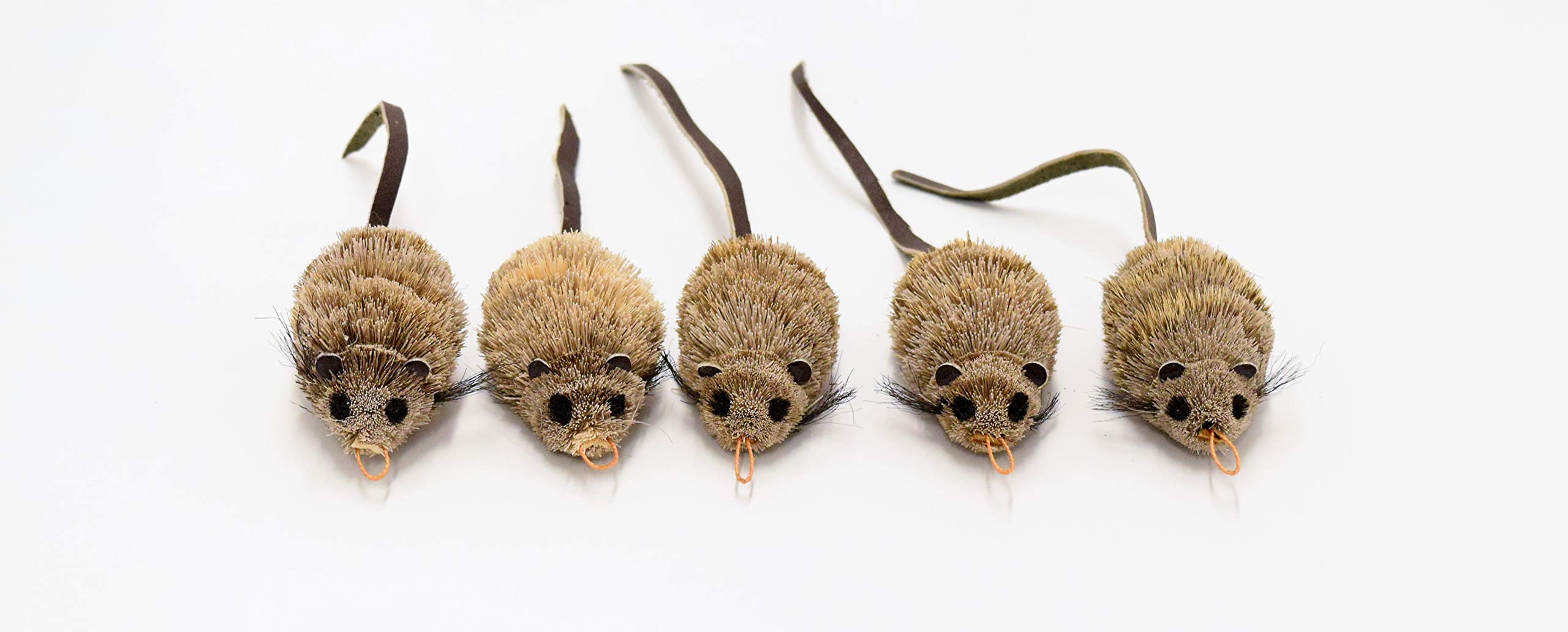 Litterboy Whisker Mice Refill - 5 Pack Refill - Cat Mouse Toy Accessory Fits Popular Wand Toys