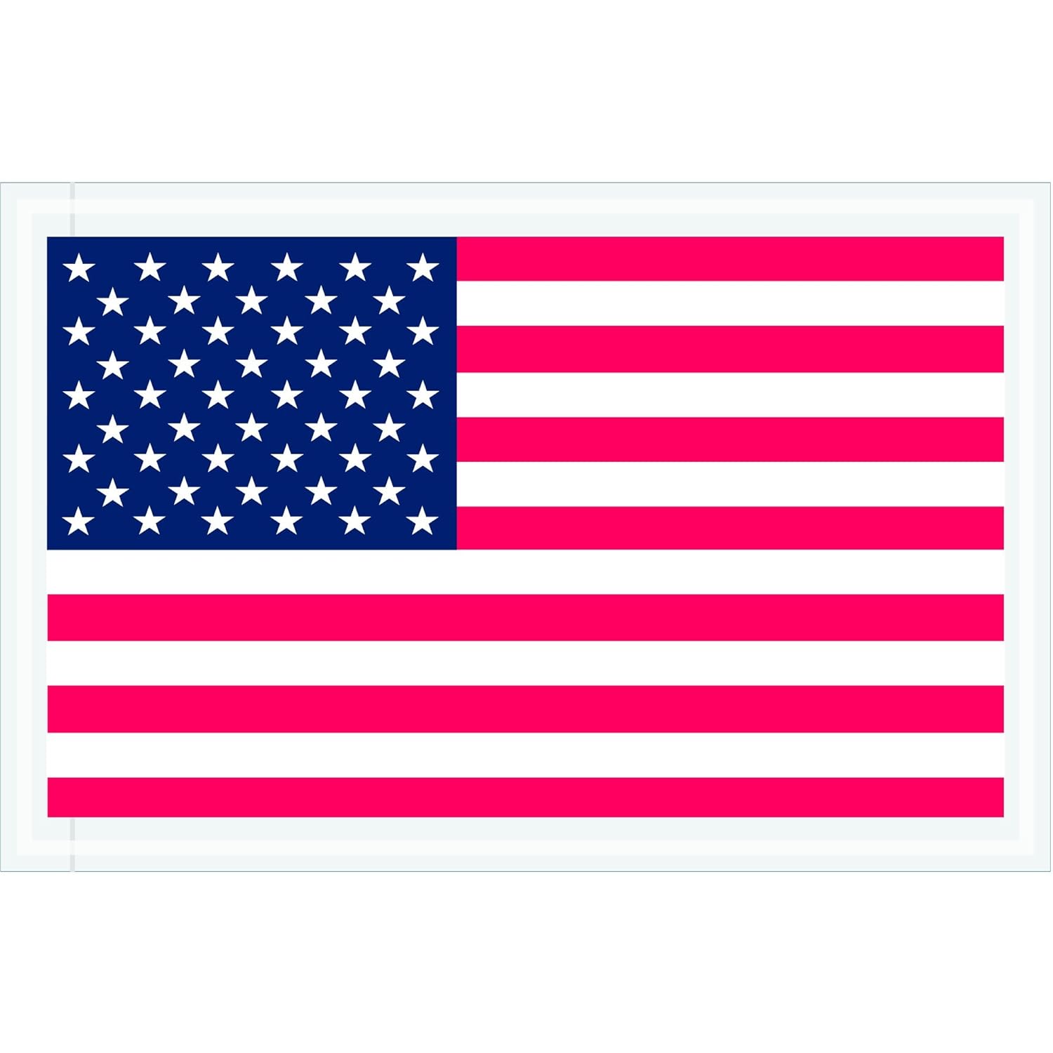 Partners Brand PPL424 "Packing List Enclosed" Envelopes, U.S.A. Flag, 5 1/4" x 8", Red/White/Blue (Pack of 1000)