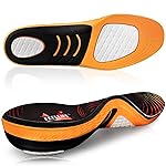 FEELLIFE Plantar Fasciitis Relief Shoe Insoles [1-Pair], Arch Support Insoles, Running Athletic Gel Shoe Inserts for Men Women, Orthotic Inserts for Arch Pain [Trim to Fit: Men 8-12/Women 9-13]