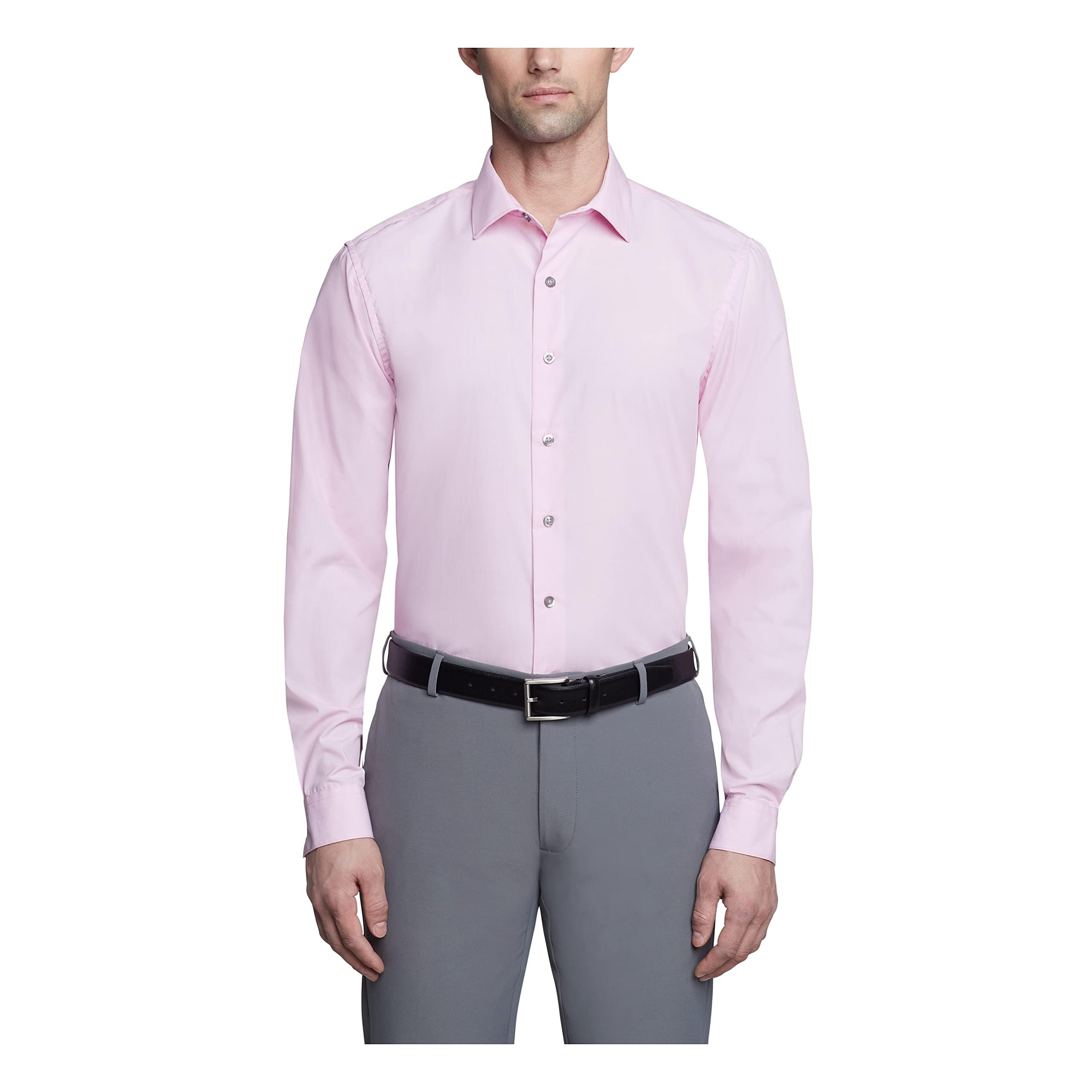 Unlisted Men's Slim Fit Solid Dress Shirt - Amazon Exclusive