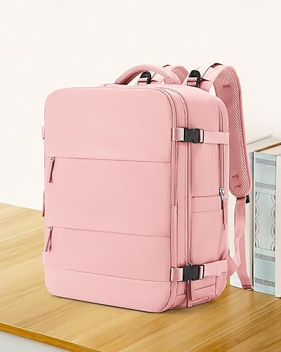 Miniatura 187 de coowoz Mochila de viaje grande para mujeres y hombres,Mochila de transporte,Mochila de senderismo impermeable para deportes al aire libre, Azul, 45