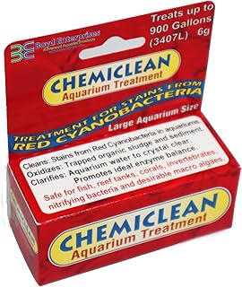 Boyd Chemi-Clean 6g Treats up to 900 Gallons - Effective Chemiclean Cyanobacteria for Marine & Freshwater Aquariums, Safe for Fish, Corals & Invertebrates