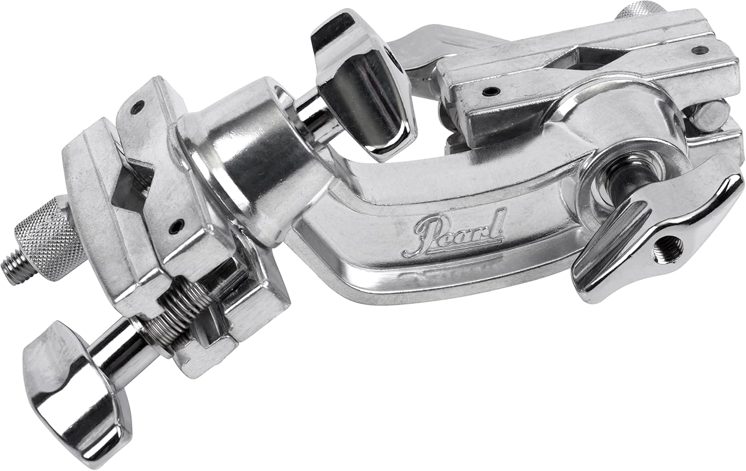 Pearl AX25 Single Accessory Clamp with Locking, Two-Way, Double Forward/Side Tilting Expandable Drum and Cymbal Arm Clamps for Mounting Anywhere around the Drum Set (Fits 5/8" to 1-1/8" Pipes.)