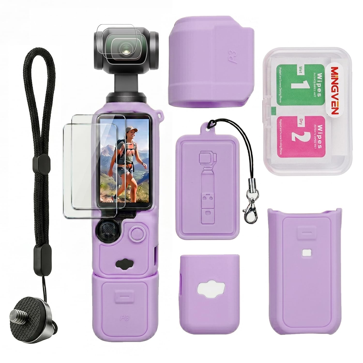 Funda de silicona para DJI Pocket 3 resistente a arañazos 8
