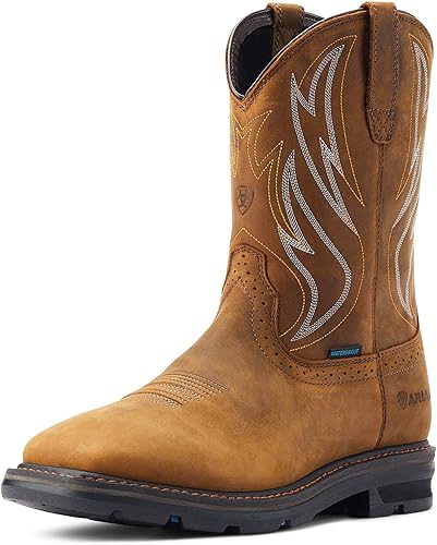 Ariat Sierra Shock Shield - Botas de trabajo impermeables para hombre