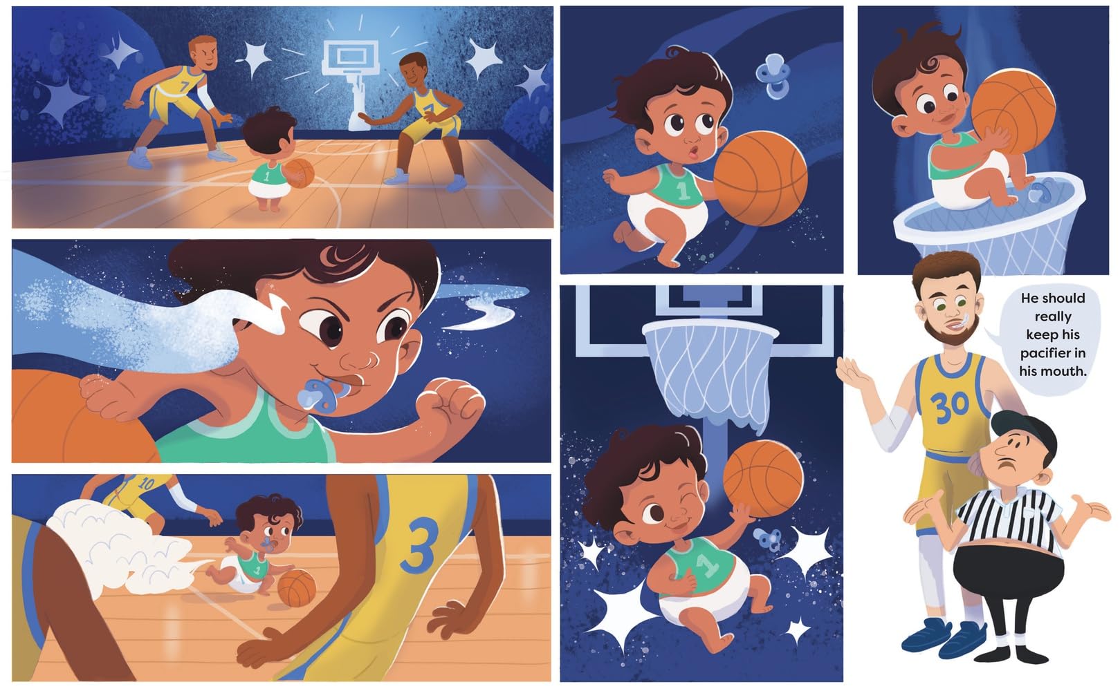 Baby Dunks-A-Lot: A Picture Book