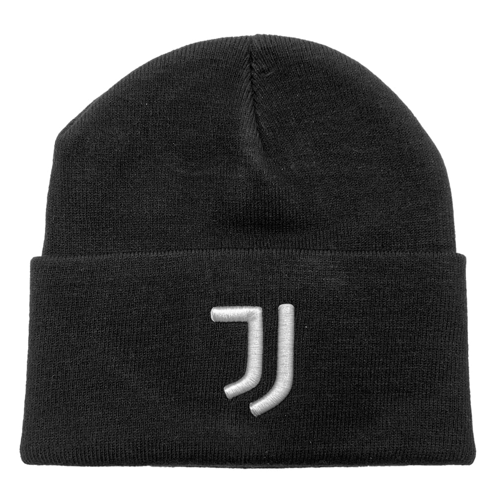 Imma Berretto Calcio Juve 3D Jacquard Nero Bianco Uomo TU