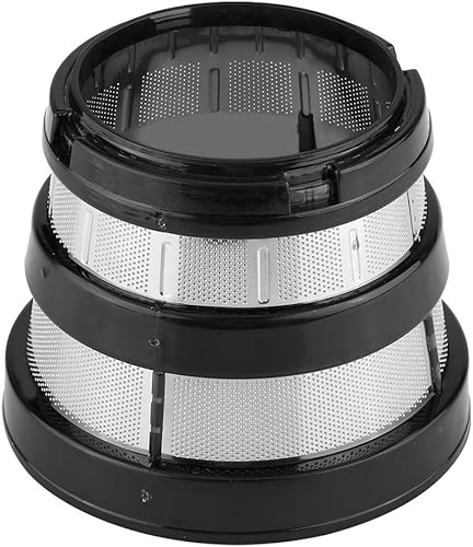 Juicer lento Filtro de filtro de pantalla de malla fina Agujero pequeño para piezas HH-SBF11 HU-19SGM (negro)