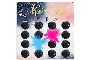 Gender Reveal Dart Board and Baby Powder Reveal