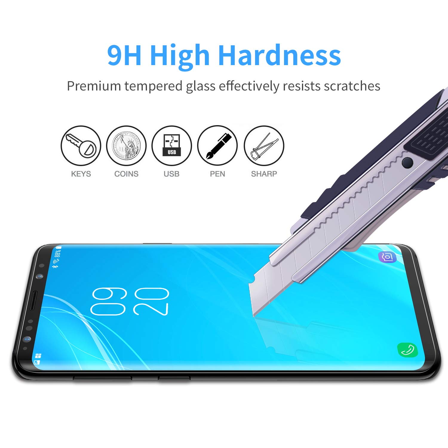 Yhyenl]3 X Vetro Temperato Per Samsung Galaxy S9 E 3 X Protezione Fotocamera Posteriore - Durezza 9H, Hyper Trasparente, Facile Da Installare - Foto 4