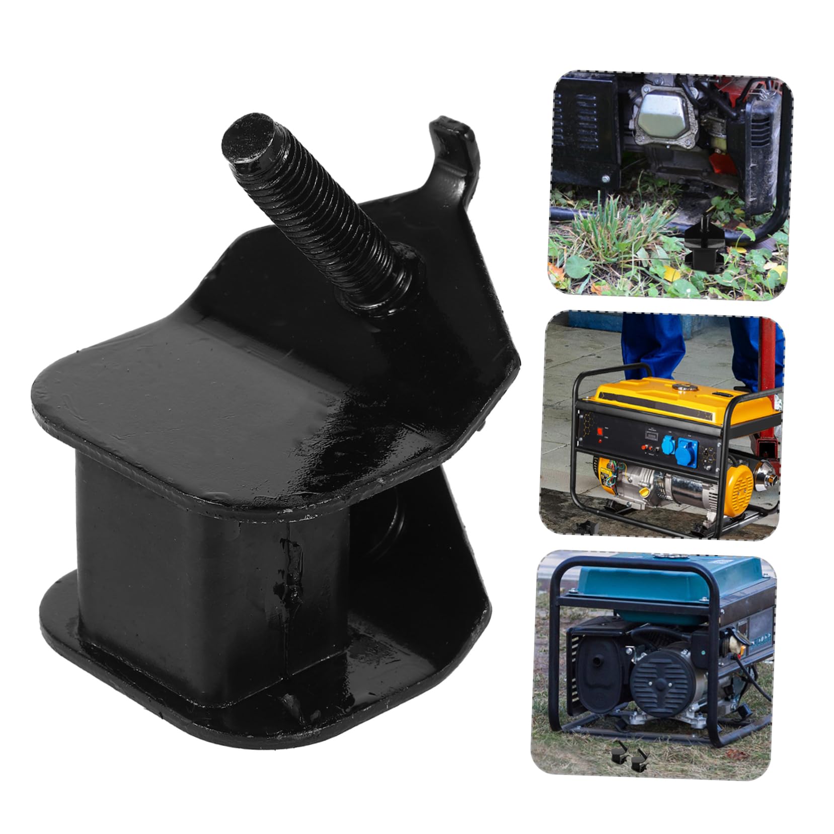 Supporti Motore 2kw-3kw per Generatori in Gomma Antivibrazione 188f 190f 4 Pezzi Riduce Rumore Piedini di Ferro Robusti