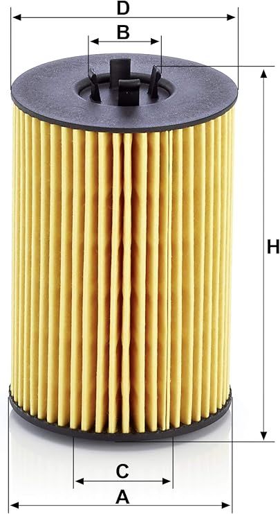 MANN-FILTER HU 7020 z Ölfilter - für Pkw + Transporter (Packung mit 2)