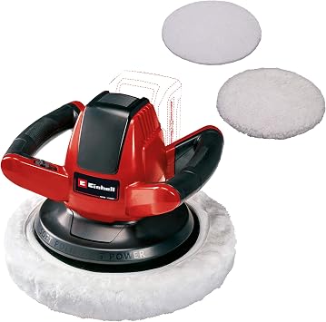Einhell CE-CB 18/254 Li - Solo, Cordless Polishing Machine and Einhell 18V 2.5 Ah PXC Starter Kit (Startup Set)