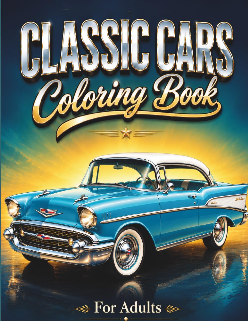 Classic Cars Coloring Book