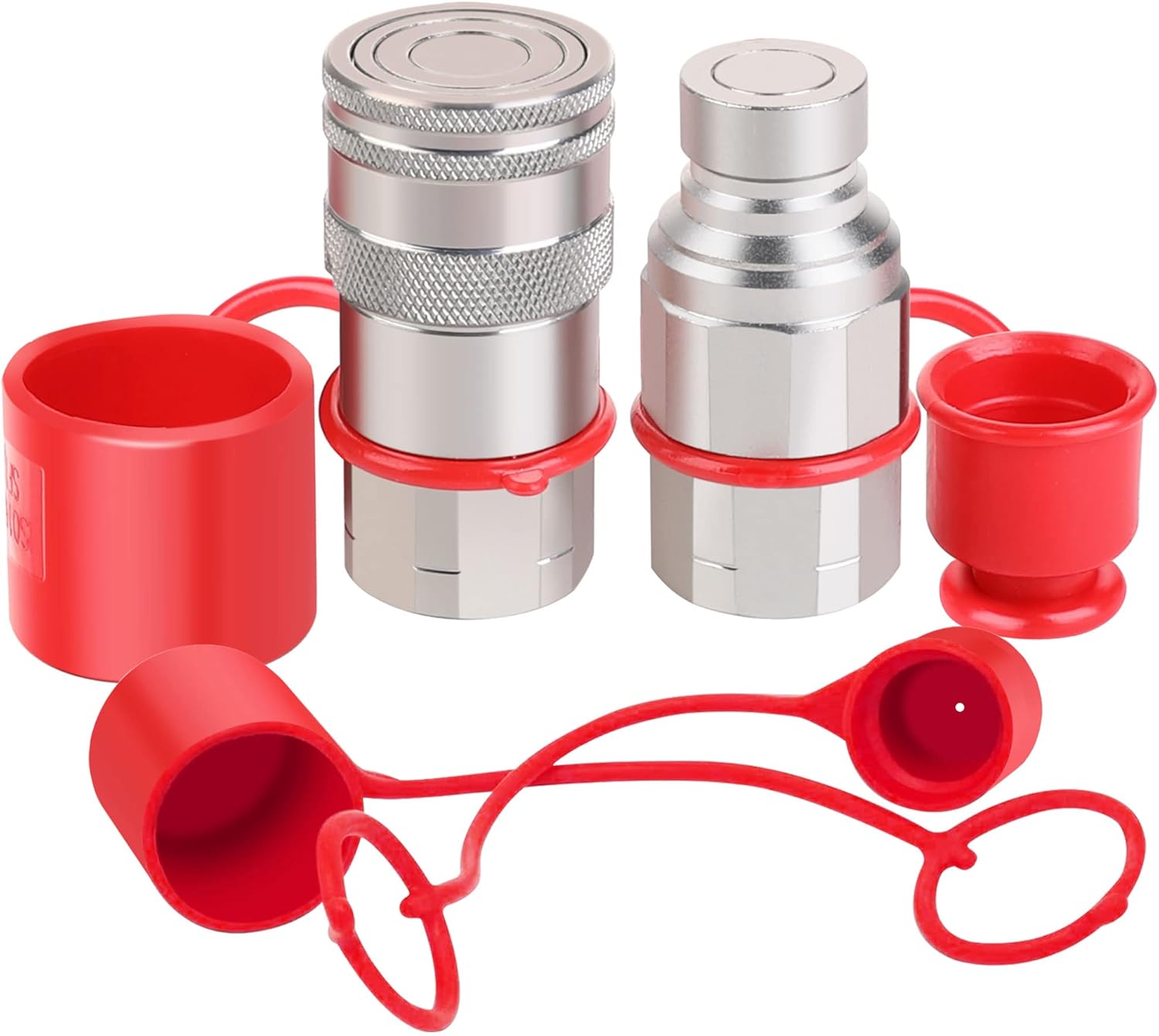 ANCIMOON 1/2’’ NPT Skid Steer Hydraulic Couplers, Bobcat