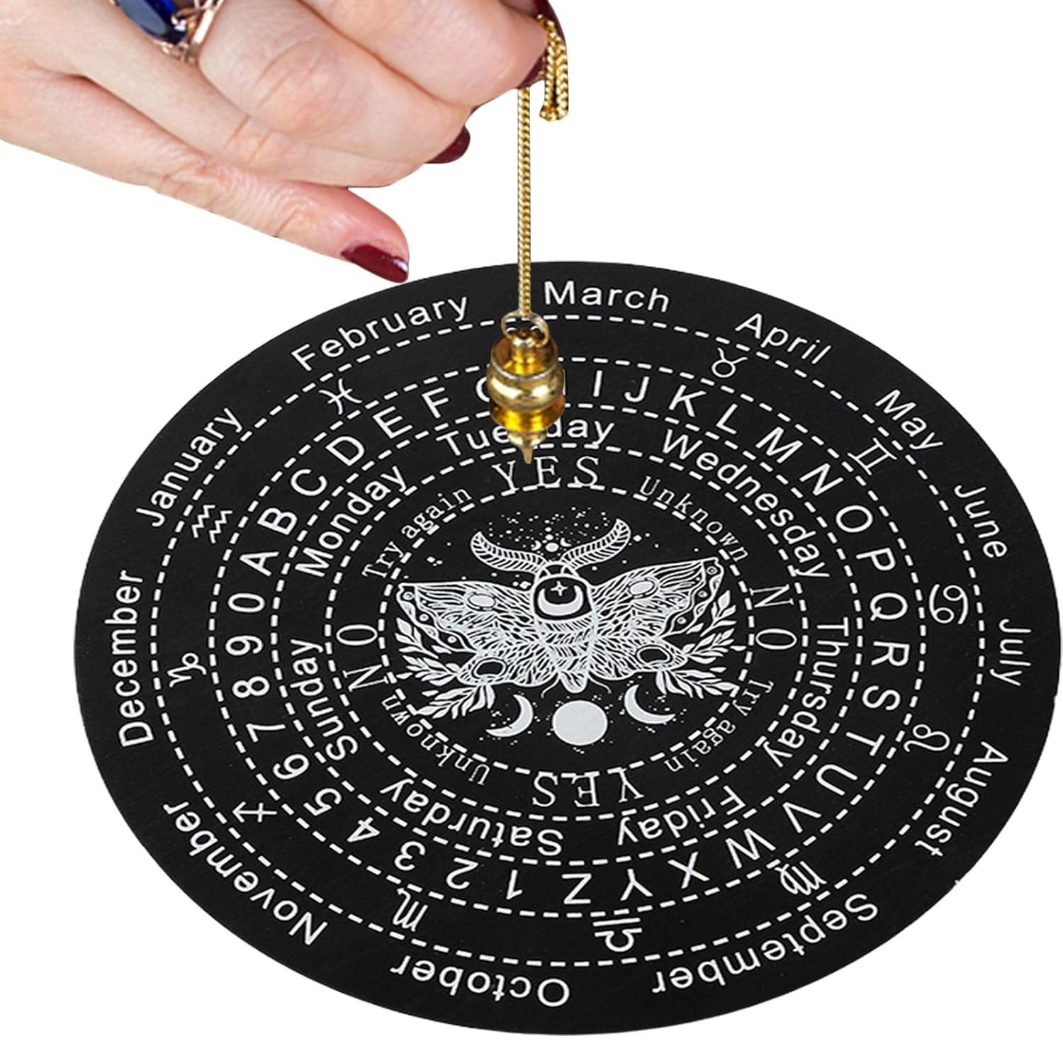 Toddmomy Planche De Divination Bois Accessoire De Bureau Pour Fête