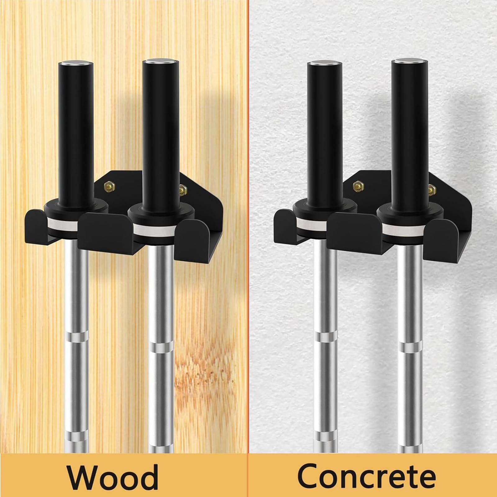 Soporte de pared para mancuernas olímpicas para colgar verticalmente, ahorro de espacio, accesorio comercial o de gimnasio en casa