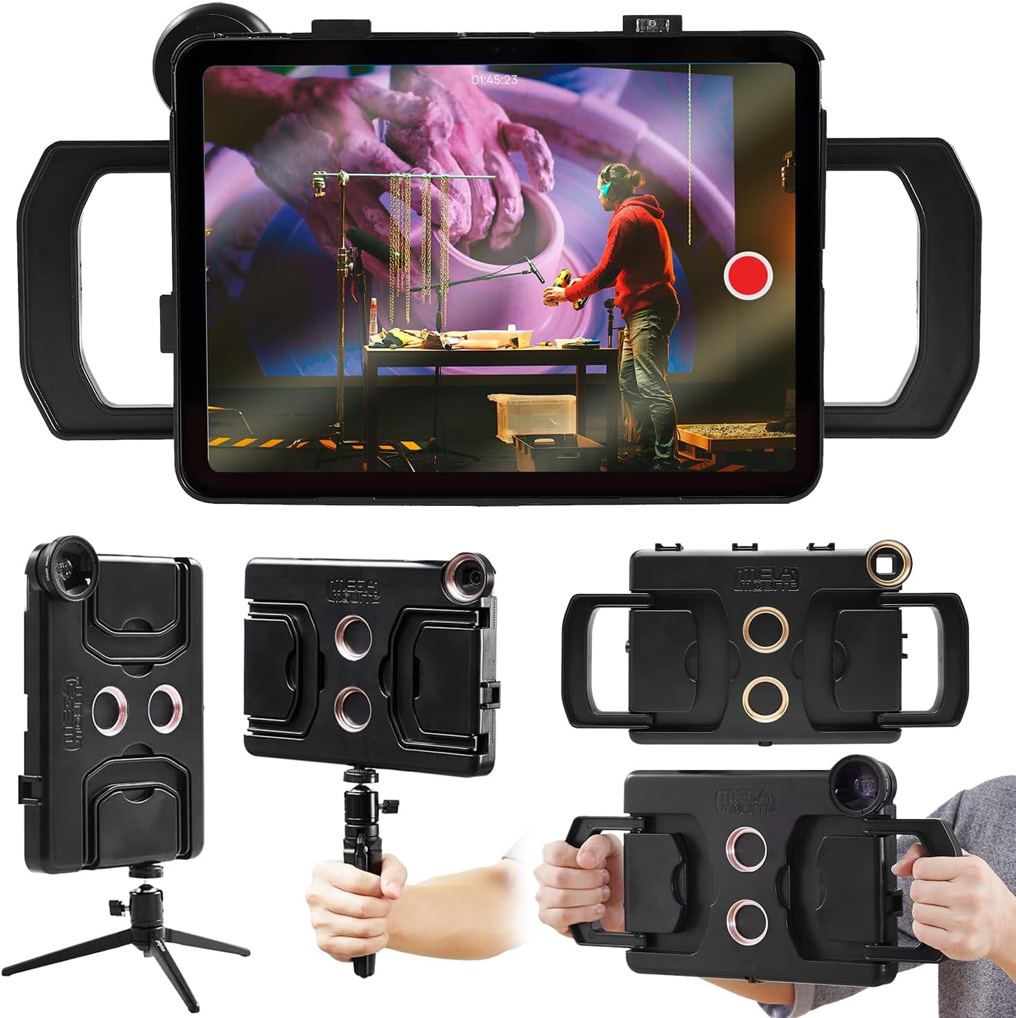 MegaMount Rig Case Video Stabilizer for iPad 10.9 inch