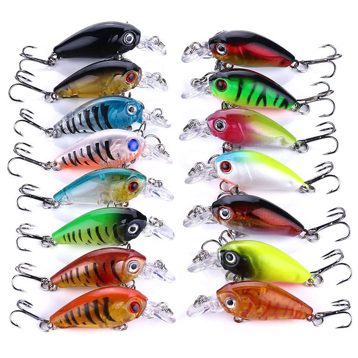 Amazon.com : Fishing Lures 1.77in/0.14oz Mini Hard Bait