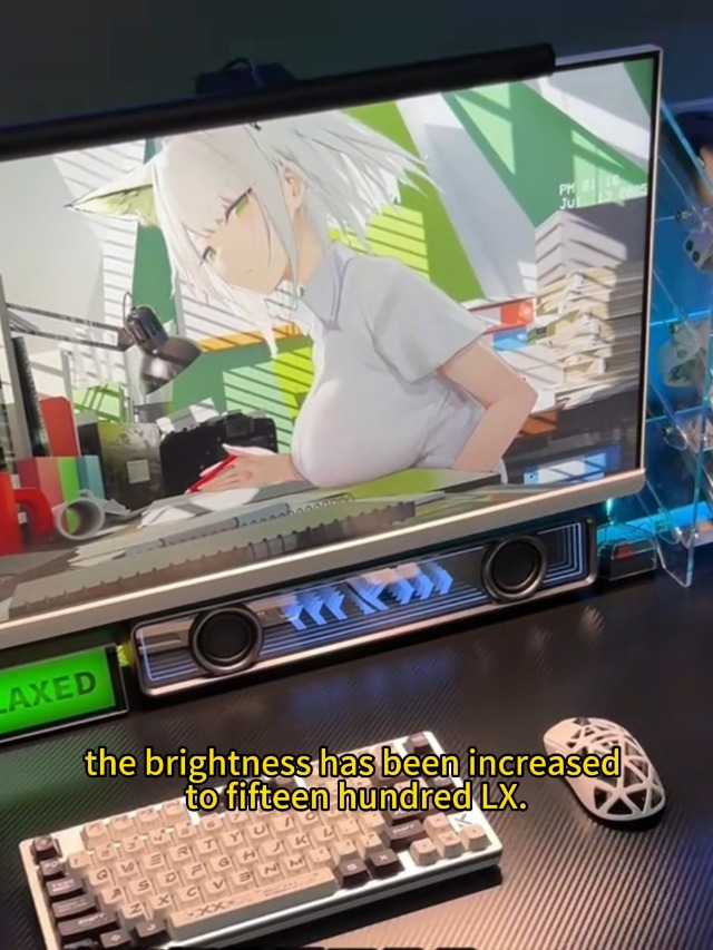 Image of LYMAX Computer Monitor Light Bar, USB Computer Lamp Dimmable Screen Light Bar, Adjustable Brightness /Color Temperature with Touch Contror, No Screen Glare, Space Saving for Home Office Desk Light