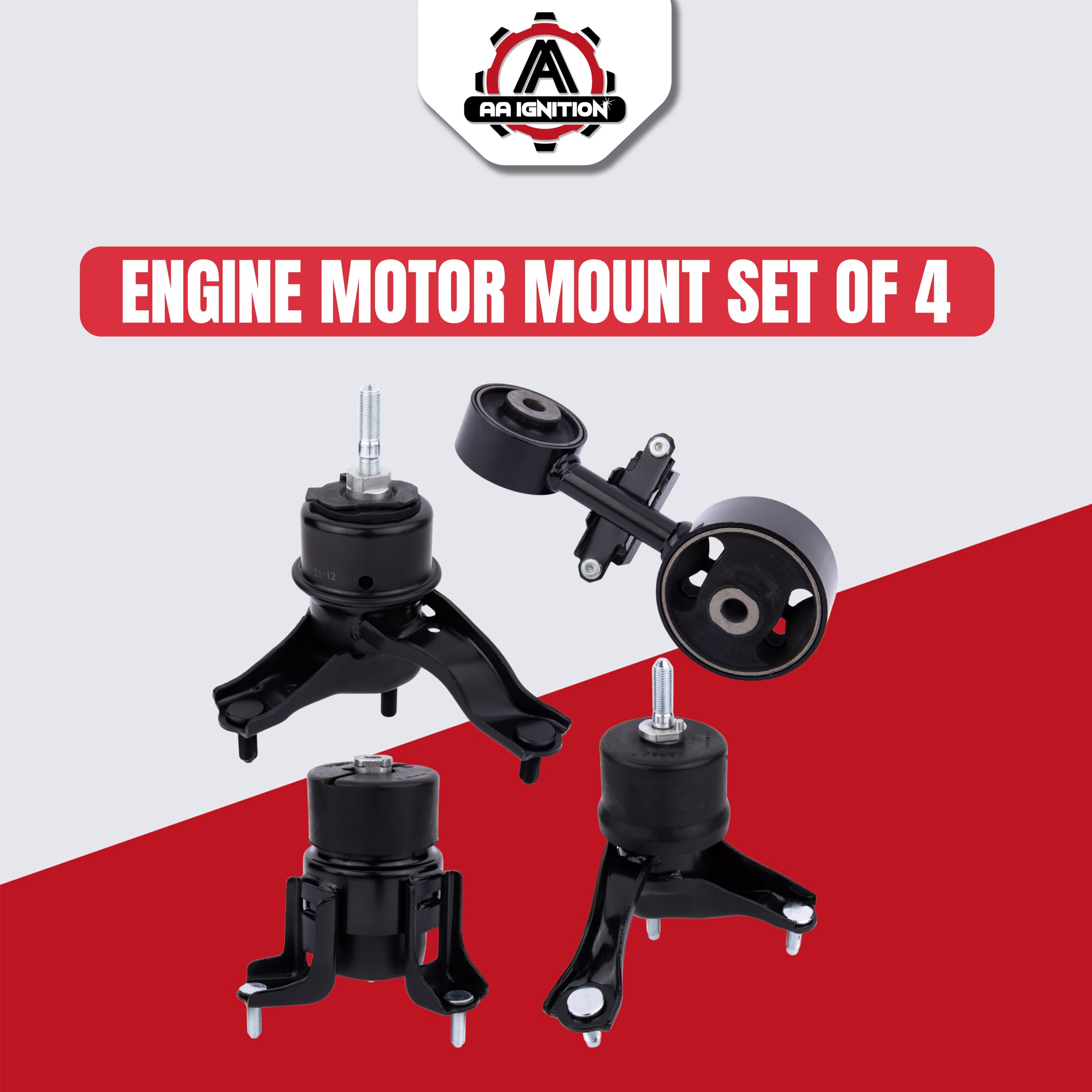 Auto T Engine & Trans Mount 4PCS for Toyota Camry 3.0 L V6 2002-2006 Hydraulic E