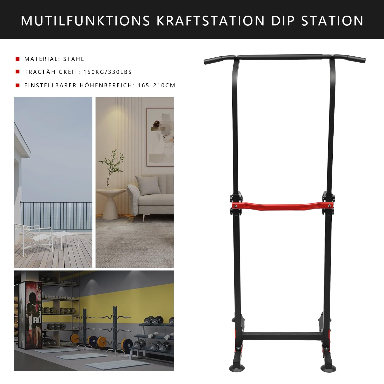Barra Ginnastica Orizzontale Pieghevole Regolabile Tirare All'Alta Attrezzature Casa Allungabile Allenamento Struttura Triangolare Palestra Sport Interior Fitness Professionale