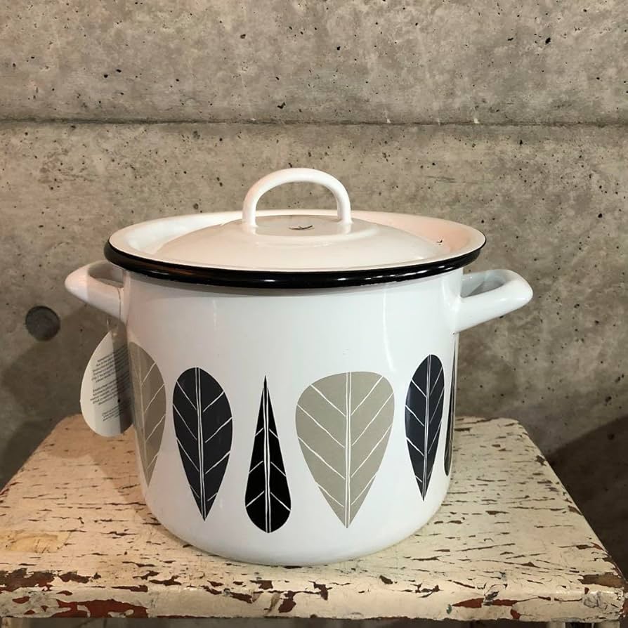 ムールラホーローキャセロールリーフ鍋北欧両手鍋