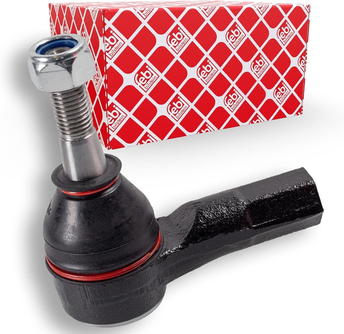 febi bilstein 41929 tie rod end with lock nut (front axle both sides) - Pack of 1