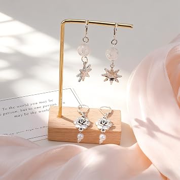 2 Pcs Leverback Earring Hooks, 925 Sterling Silver Clasp Hoop