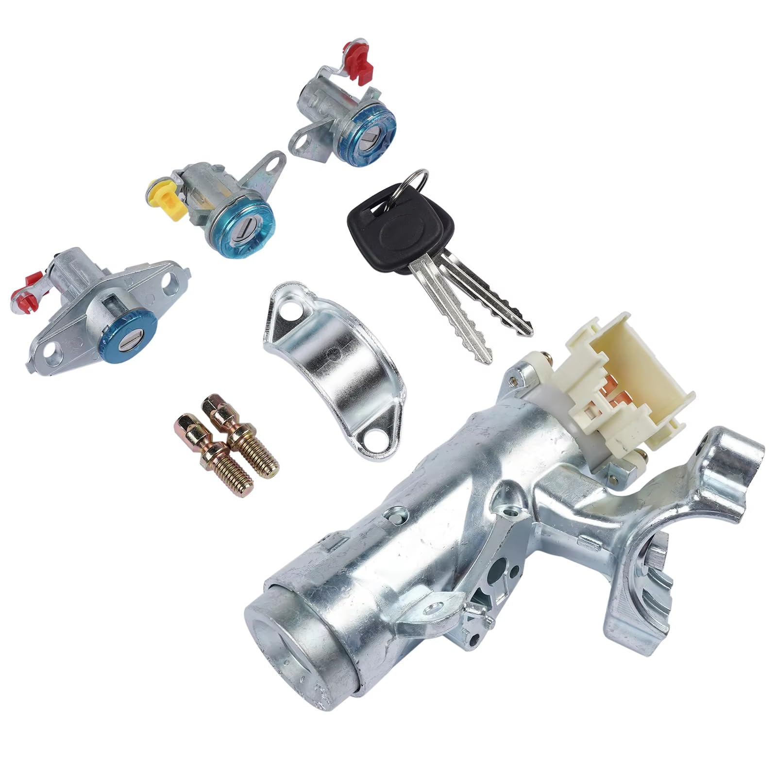 Amazon.com: Door Lock Cylinder Ignition Switch Set for Toyota