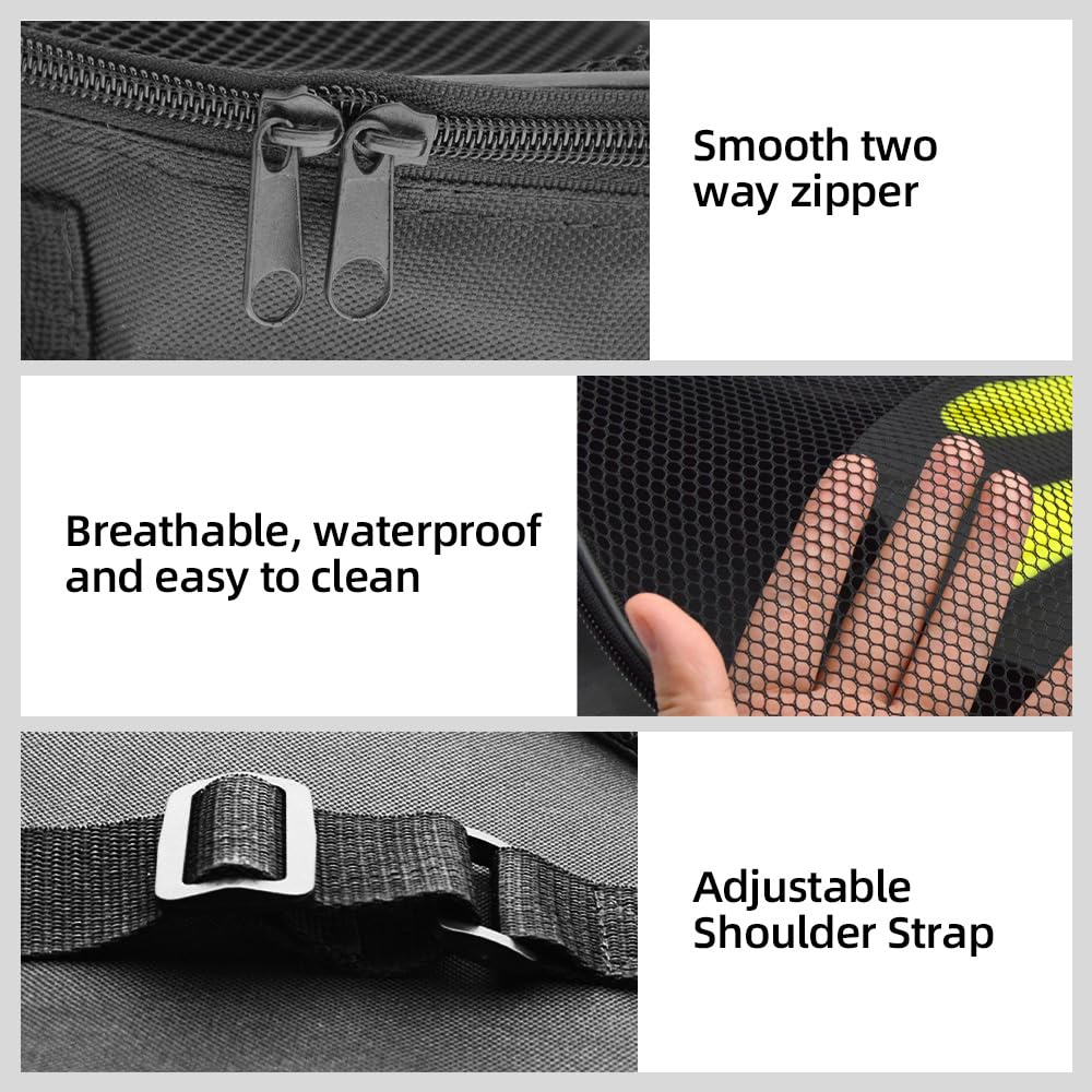Taucherflossen Tasche Tragbare Tauchflossentasche PVC-Flossenschutztasche mit Schultergurt zum Gerätetauchen