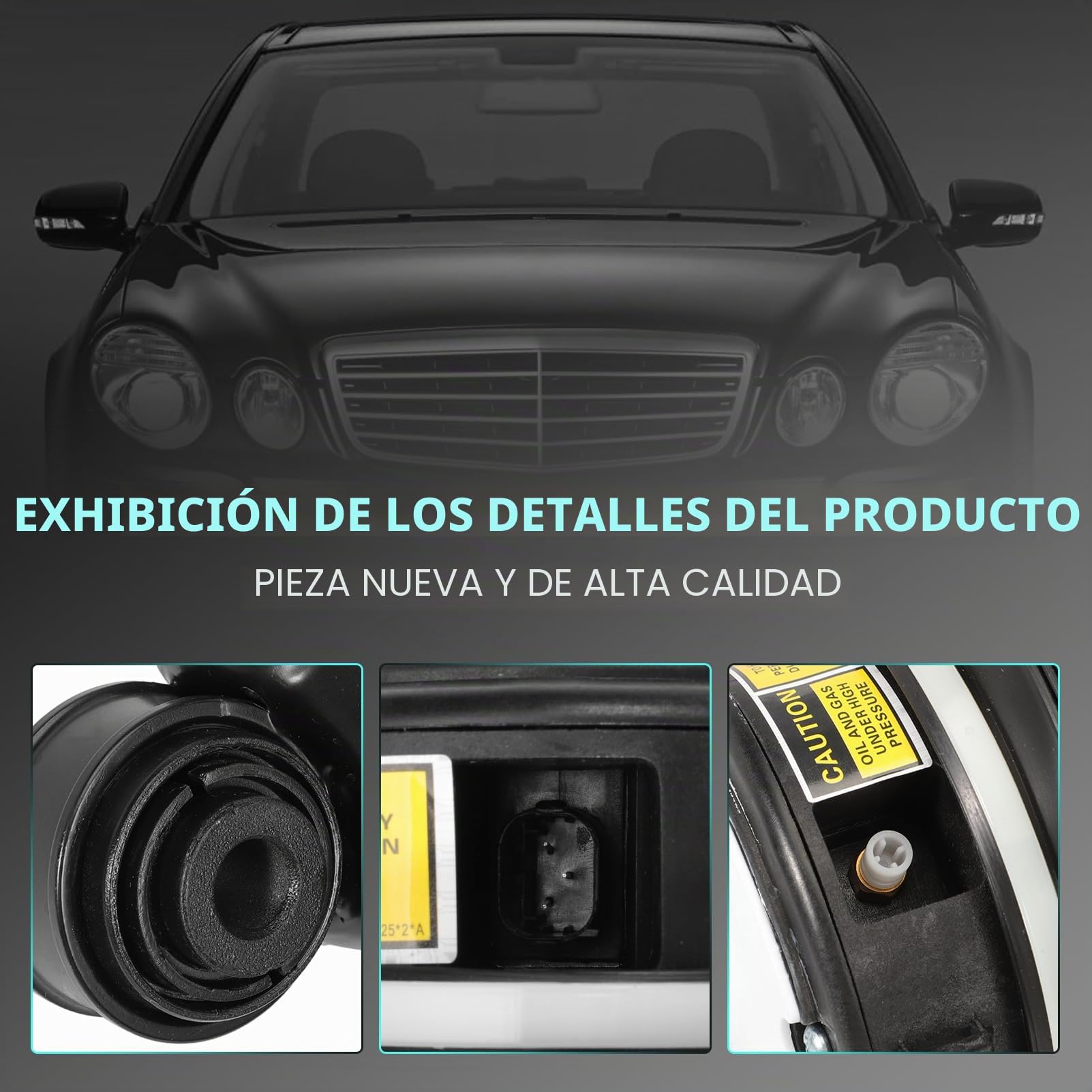 Suspensión neumática Compatible con Mercedes-Benz W211 2002-2008 Dos bolsas de aire para CLS C219 2004-2010 Para E-Klasse T-Model S211 2003-2009 2113200725