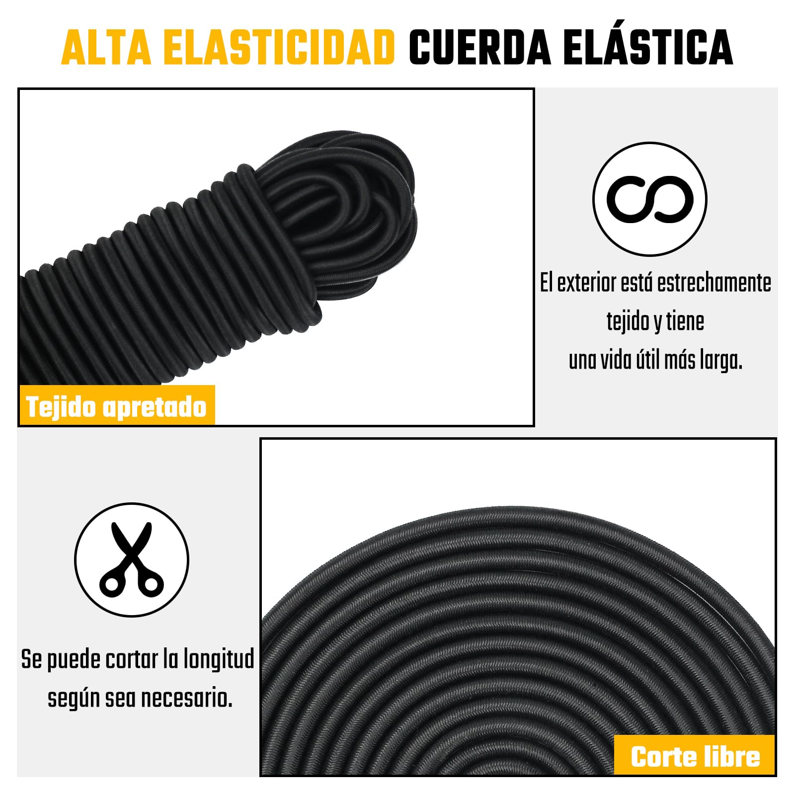 Muñequera Elástica Con Refuerzo Color Negro I