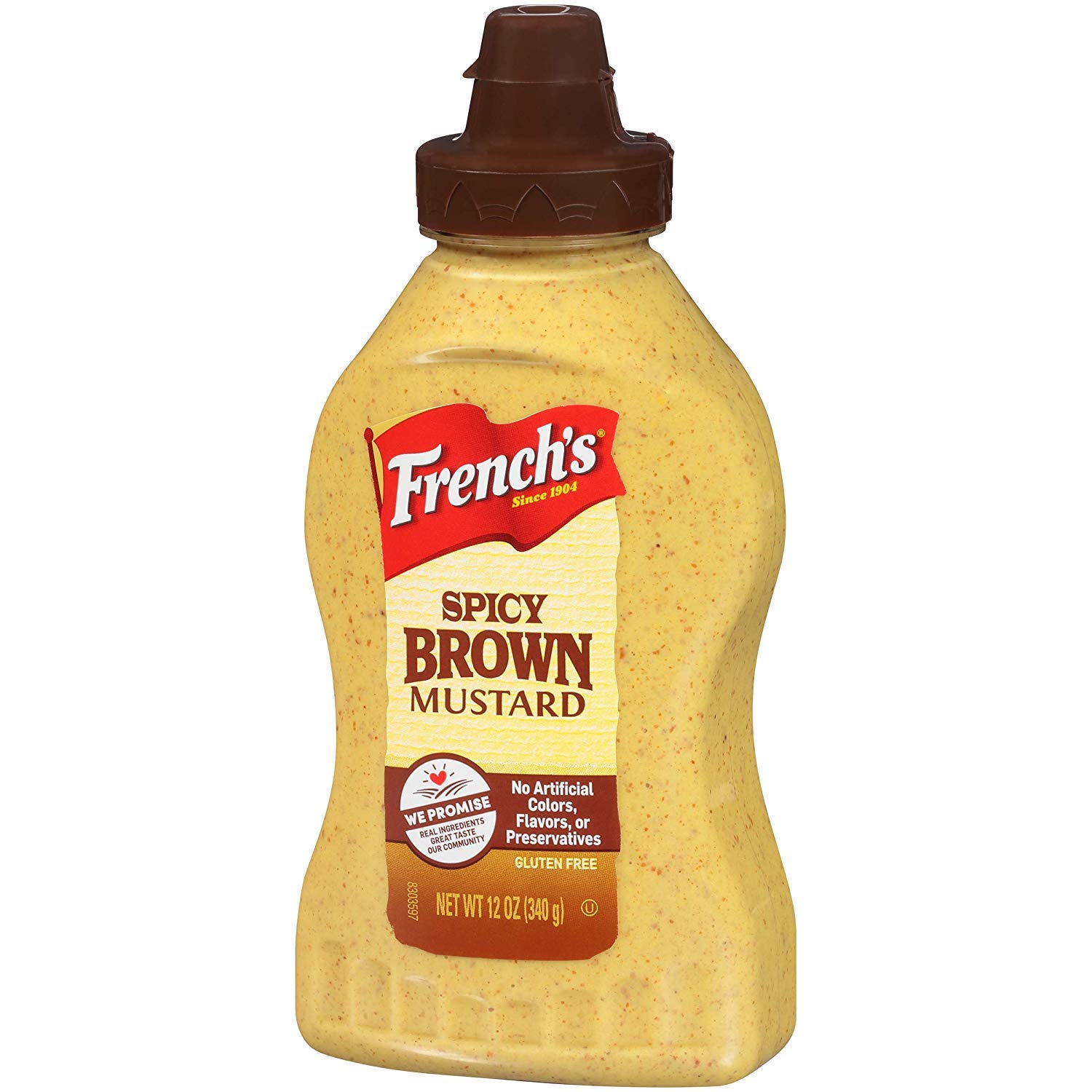 Frenchs Deli Mustard Spicy Brown 100% Natural Sauce 12oz (340g) (B085NVZDZG) Amazon Price History, Amazon Price Tracker