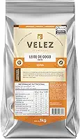 Leite De Coco Em Pó Solúvel Natural Premium Velez 1kg