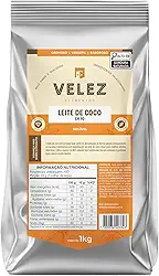Leite De Coco Em Pó Solúvel Natural Premium Velez 1kg