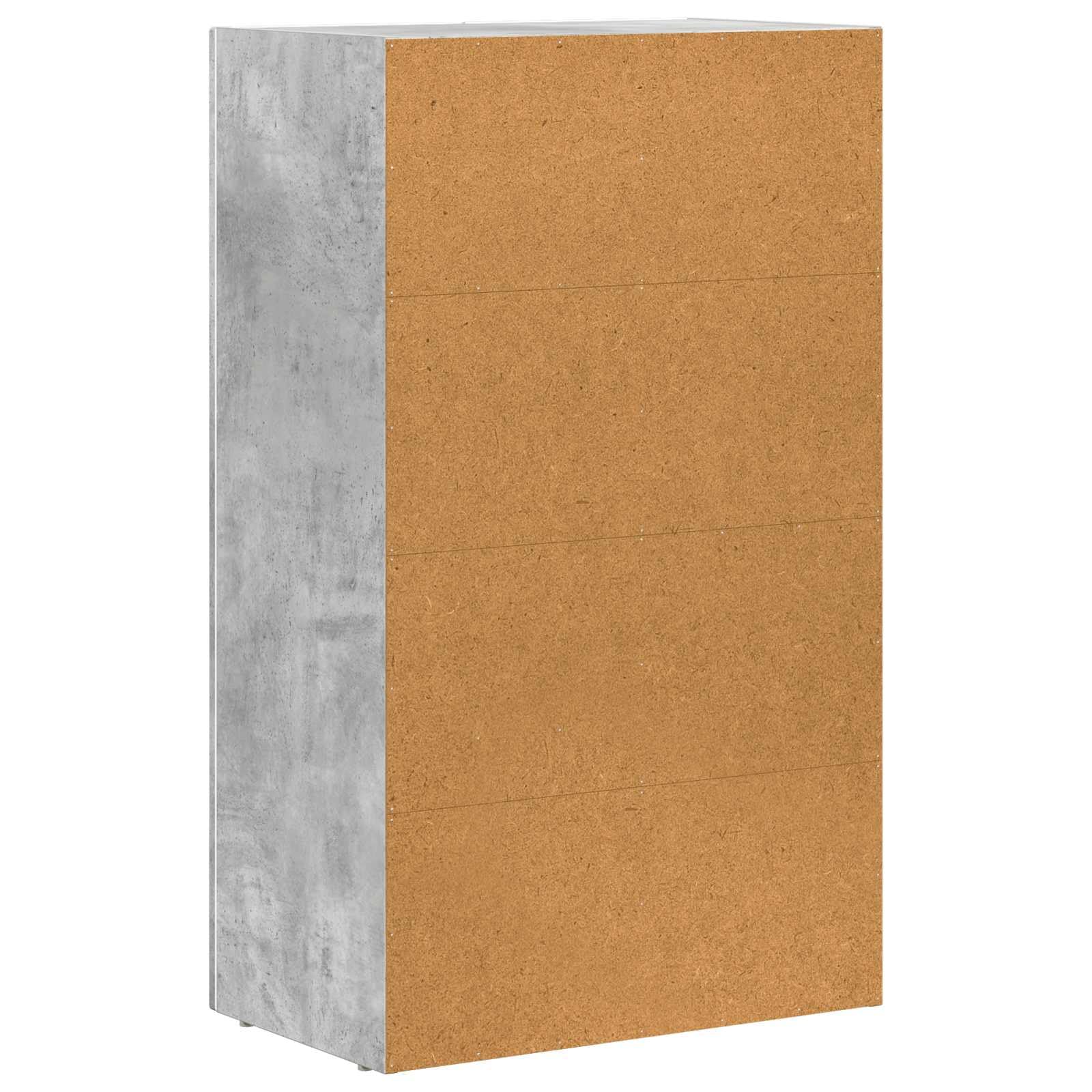 Credenza grigio cemento, 59 x 35 x 100,5 cm, in legno