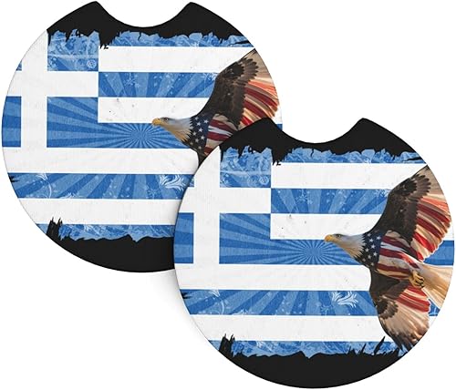 Eagle of American - Portavasos universales para todos los vehículos, accesorios impermeables para portavasos (0.2 in de grosor2.7 in) de neopreno