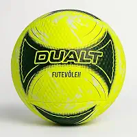 Bola de Futevôlei Dualt Futmesa Altinha PVC Resistente - Amarelo